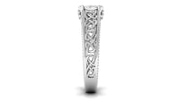 Real Diamond Celtic Knot Engagement Ring
