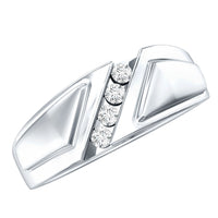 Lab Grown Diamond Mens Wide Wedding Band