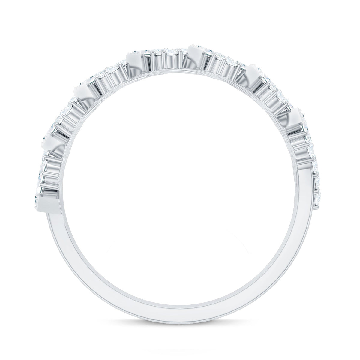 Natural Diamond Wedding Band for Women
