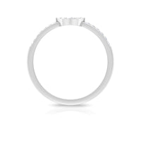 Certified diamond engagement ring in illusion setting with intricate metalwork, showcasing a sparkling central diamond.