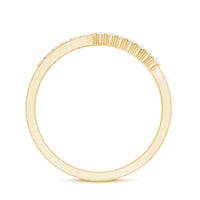 Minimalist Real Diamond Stackable Ring for Women
