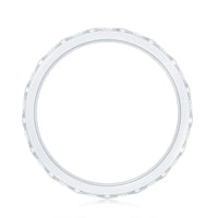 Diamond Band Ring in Surface Prong Set