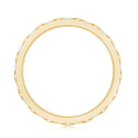 Diamond Band Ring in Surface Prong Set