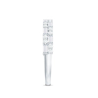 Natural Diamond Half Eternity Anniversary Ring in East West Style
