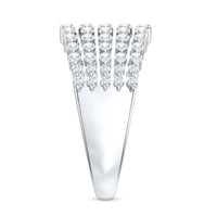 Lab Grown Diamond Statement Wedding Band for Women