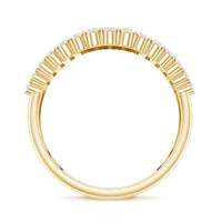 Lab Grown Diamond Statement Wedding Band for Women