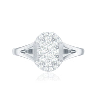 Classic Diamond Engagement Ring with Split Shank