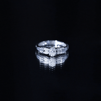 Natural Oval Cut Diamond Solitaire Engagement Ring