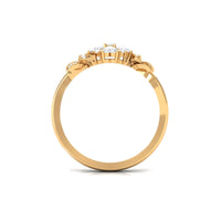 Nature Inspired Diamond Engagement Ring for Women