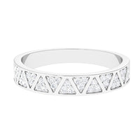 Certified Natural Diamond Wedding Band Ring for Women