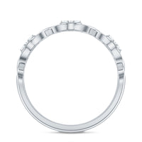 Natural Diamond Infinity Band Ring with Certificate