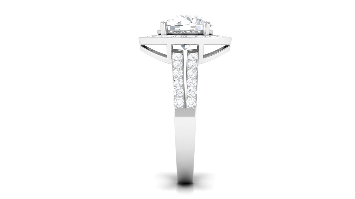 Rosec Jewels 3.25 CT cubic zirconia engagement ring with a classic design featuring sparkling center stone and elegant band.