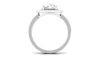 Rosec Jewels 3.25 CT classic cubic zirconia engagement ring with a sparkling central stone and elegant band.
