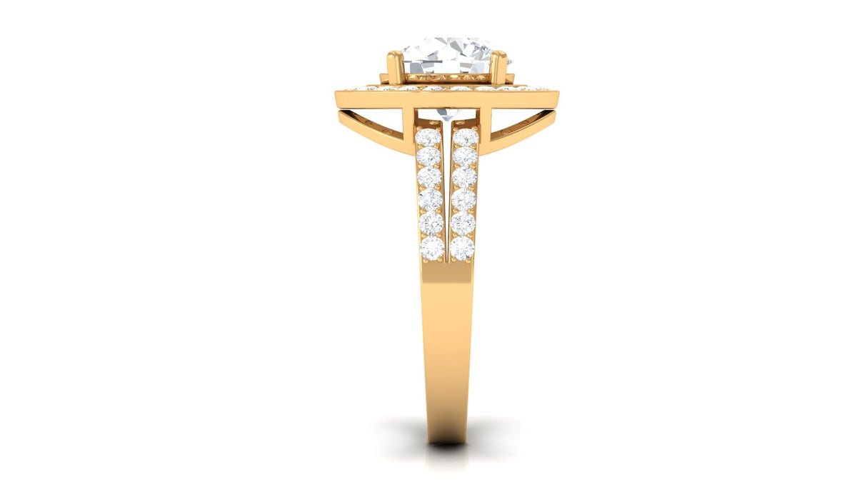 Rosec Jewels 3.25 CT classic cubic zirconia engagement ring with a sparkling center stone and elegant band.