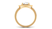 Rosec Jewels 3.25 CT classic cubic zirconia engagement ring with a sparkling central stone and elegant band design.