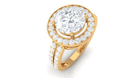 Rosec Jewels 3.25 CT cubic zirconia engagement ring with a classic design, featuring a sparkling central stone and elegant band.