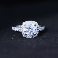 Cubic Zirconia Vintage Inspired Engagement Ring