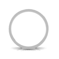 Baguette Cut Cubic Zirconia Wide Wedding Band