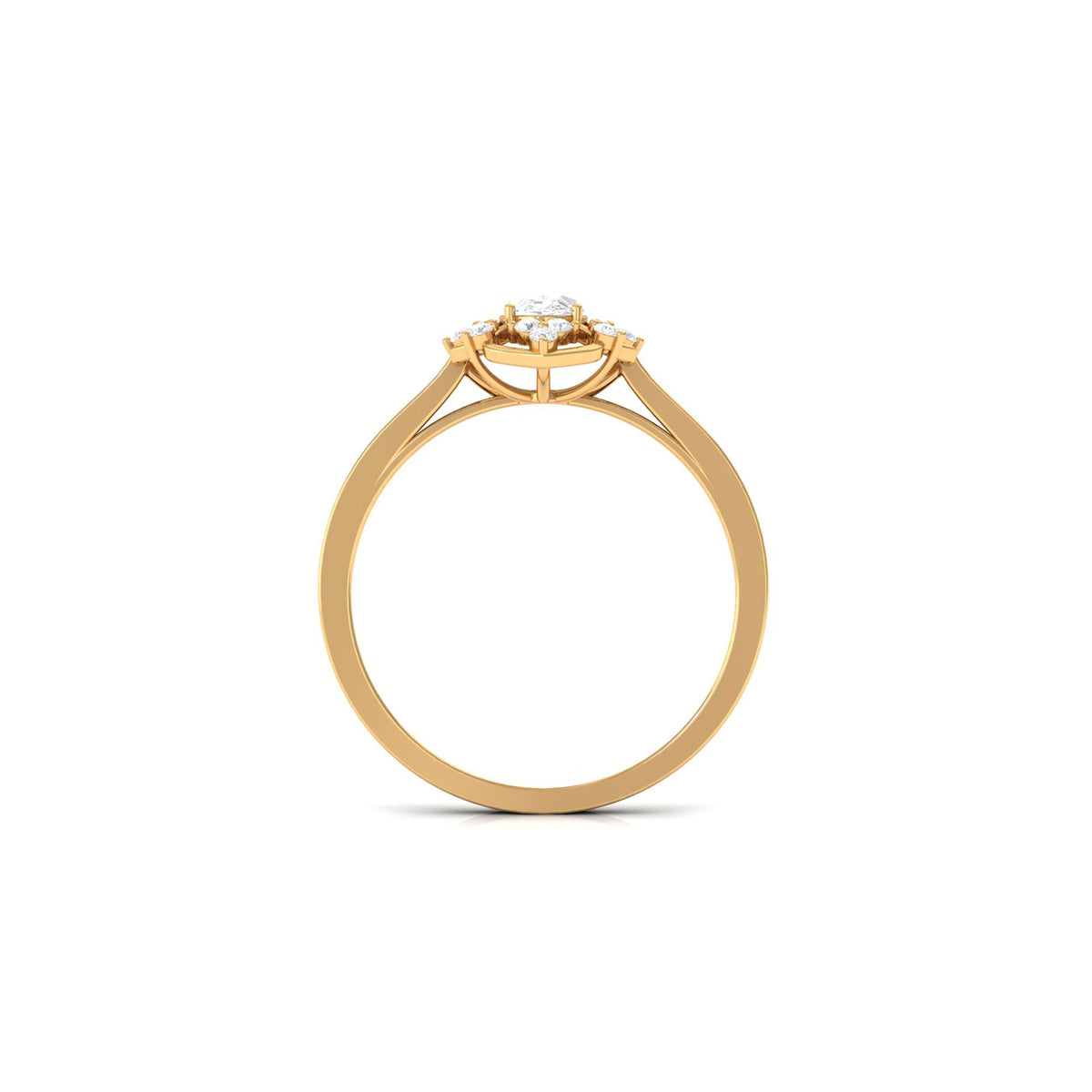 1.25 CT Vintage Inspired Zircon Flower Engagement Ring