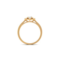 1.25 CT Vintage Inspired Zircon Flower Engagement Ring