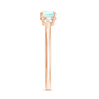 Certified Real Ethiopian Opal October Birthstone Ring
