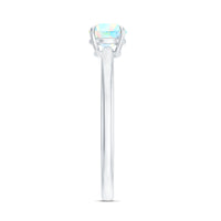 Certified Real Ethiopian Opal October Birthstone Ring