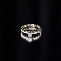 1.50 CT Certified Zircon Solitaire Engagement Ring