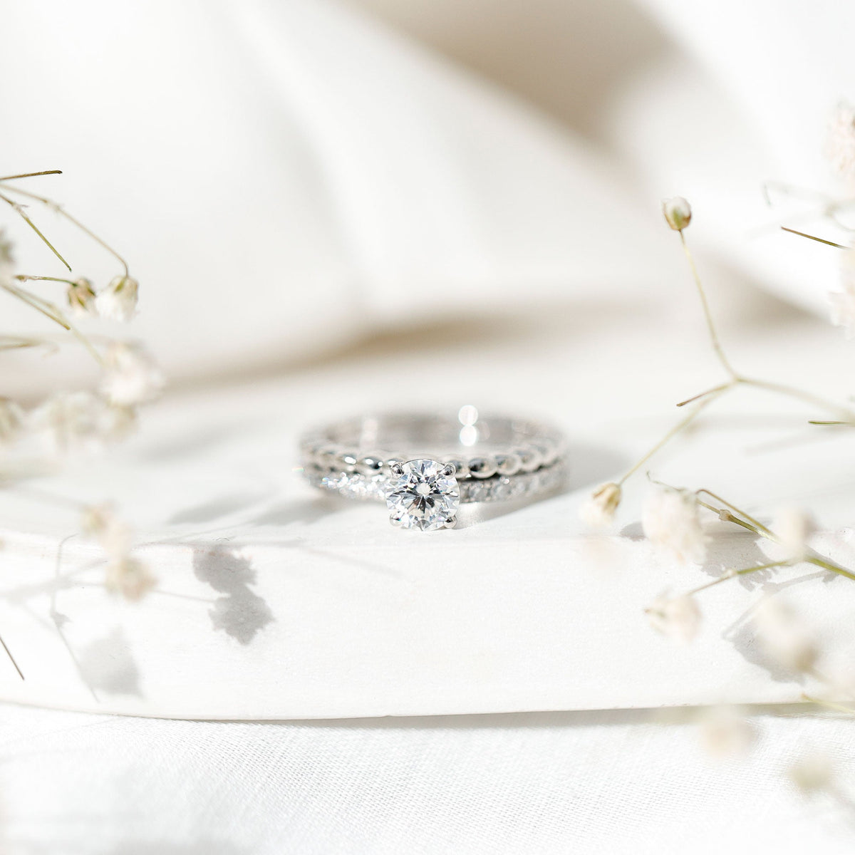 1.50 CT Certified Zircon Solitaire Engagement Ring