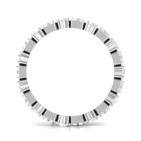 Zircon Wedding Anniversary Eternity Ring