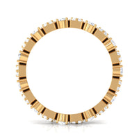Zircon Wedding Anniversary Eternity Ring
