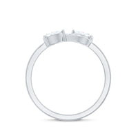 Brilliant Cut Moissanite Infinity Promise Ring for Her