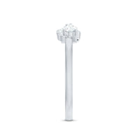 Brilliant Cut Moissanite Infinity Promise Ring for Her