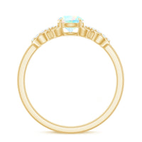 Certified Ethiopian rainbow opal diamond engagement ring with criss-cross shank from Rosec Jewels, showcasing colorful gemstones and intricate design.