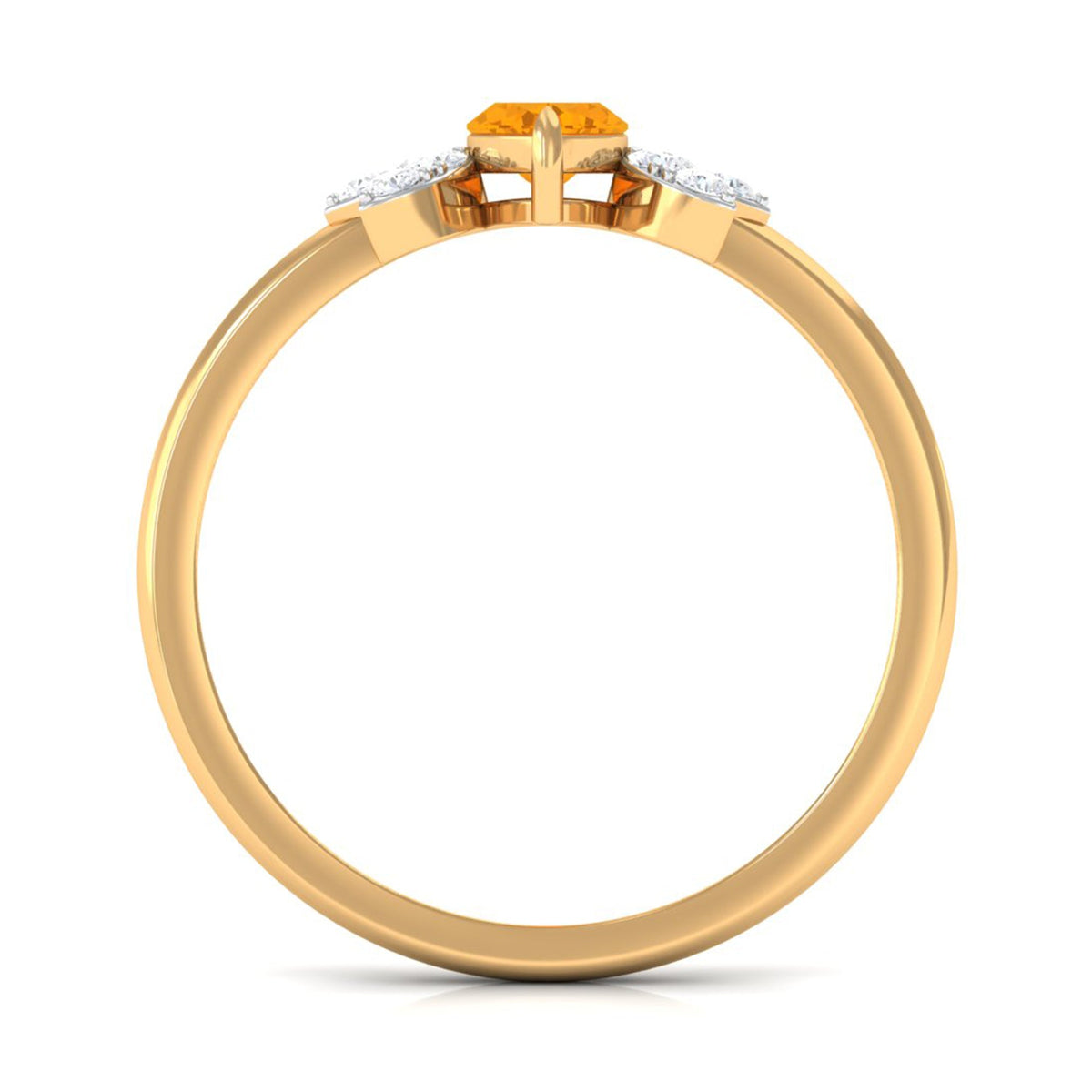 Rosec Jewels 3/4 Ct marquise fire opal and diamond engagement ring showcasing a vibrant fire opal center and sparkling diamonds.