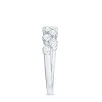 0.5 CT Zircon Simple Semi Eternity Ring in Bezel Setting
