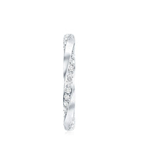 Certified Real Diamond Twisted Eternity Ring