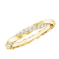 Certified Real Diamond Twisted Eternity Ring