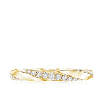 Certified Real Diamond Twisted Eternity Ring