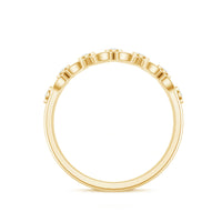 Contemporary Diamond Half Eternity Band Ring for Women