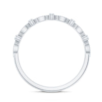 Designer Diamond Half Eternity Ring for Valentines