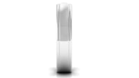 Certified real men's diamond band ring by Rosec Jewels featuring a sleek gold band with sparkling diamonds.