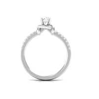 Genuine Diamond Promise Ring for Proposal