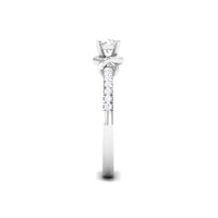 Genuine Diamond Promise Ring for Proposal