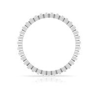 Natural Baguette Diamond Eternity Wedding Band