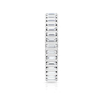 Natural Baguette Diamond Eternity Wedding Band