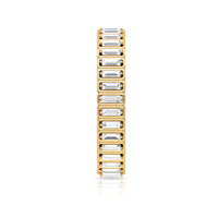 Natural Baguette Diamond Eternity Wedding Band