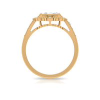 Diamond Vintage Illusion Engagement Ring