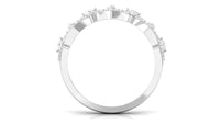 Art Deco Inspired Diamond Wedding Band for Women