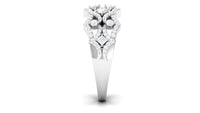 Art Deco Inspired Diamond Wedding Band for Women