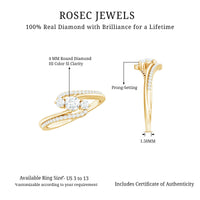 Certified Diamond 3 Stone Engagement Ring